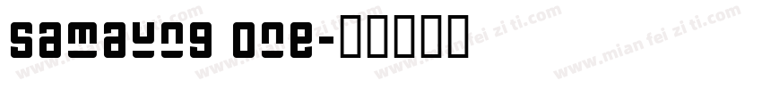 Samaung One字体转换